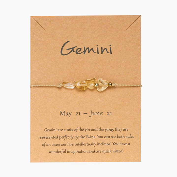 Bracelet Gémeaux | Signes du zodiaque